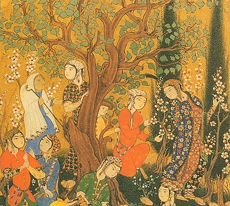 Medieval Persian Manuscript Illustration (Public Domain Image)